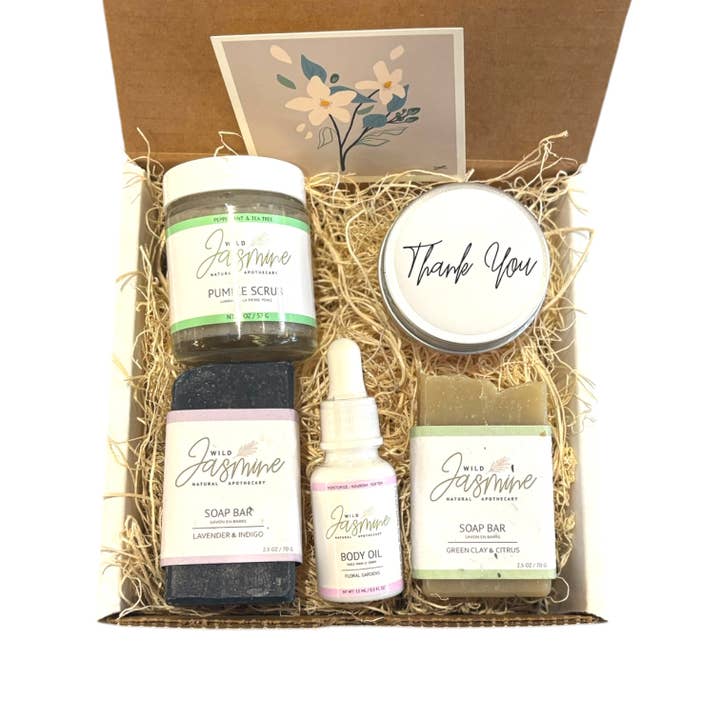 Mother's Day Giftbox for wholesale by Wild Jasmine Natural Apothecary