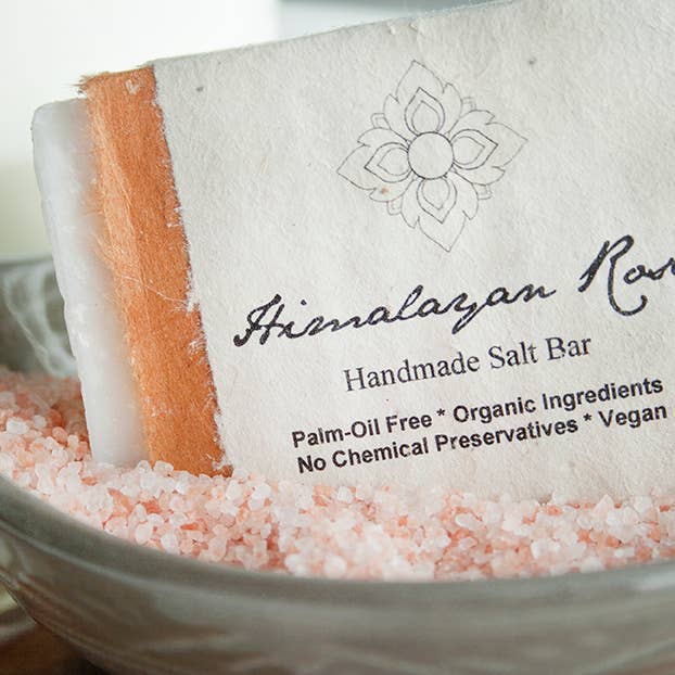 Unearth Malee - Wholesale Bar Soap - Himalayan Rose Salt Organic Soap