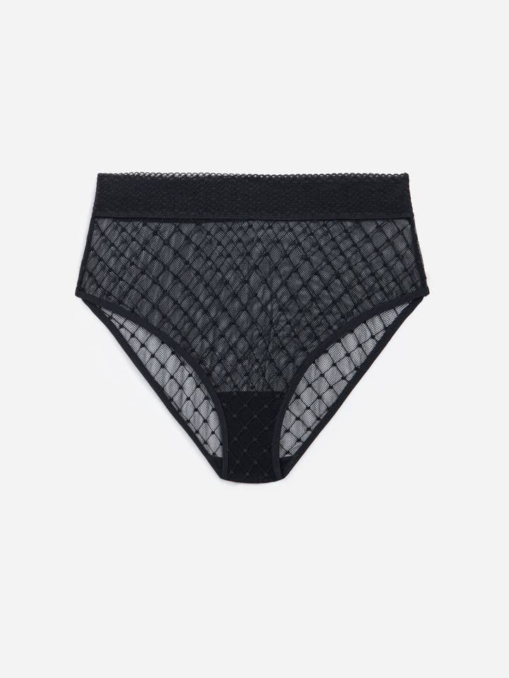 Cosmo High Waisted Brief | Black for wholesale by Else Lingerie