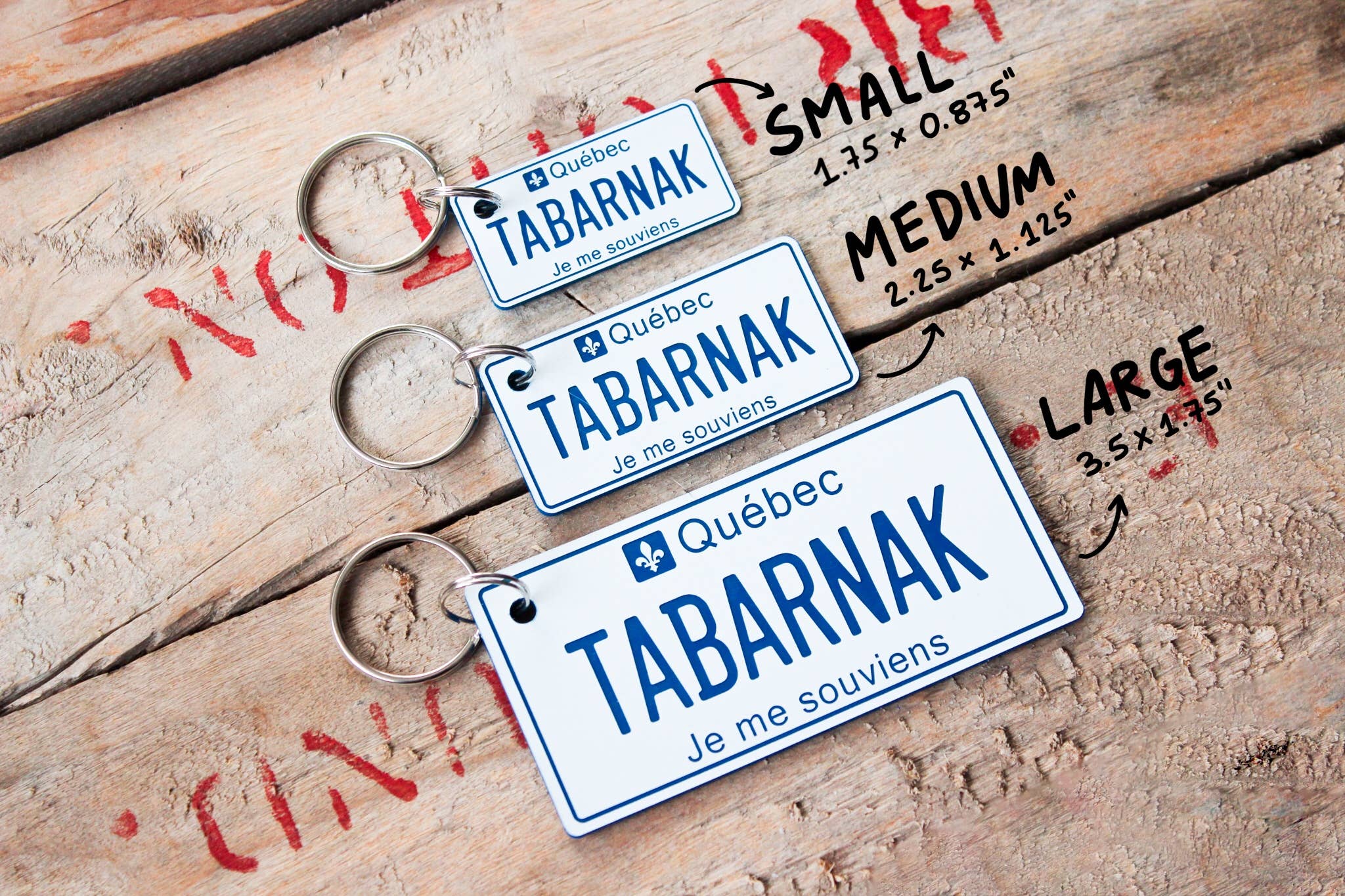 The Laundry Room Shop – Porta-chaves - Unissexo por atacado – Porta-chaves Personalizável de Plástico Gravado Personalizável - Canadá13