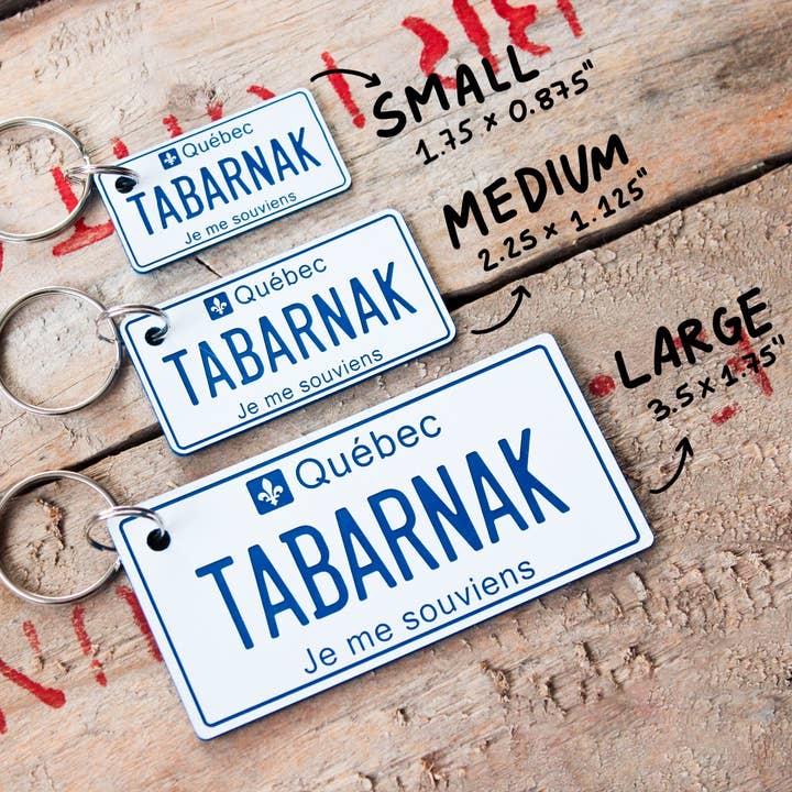 The Laundry Room Shop - Vente Porte-clés – unisexe - Porte-clés en plastique gravé personnalisé personnalisable - Canada13