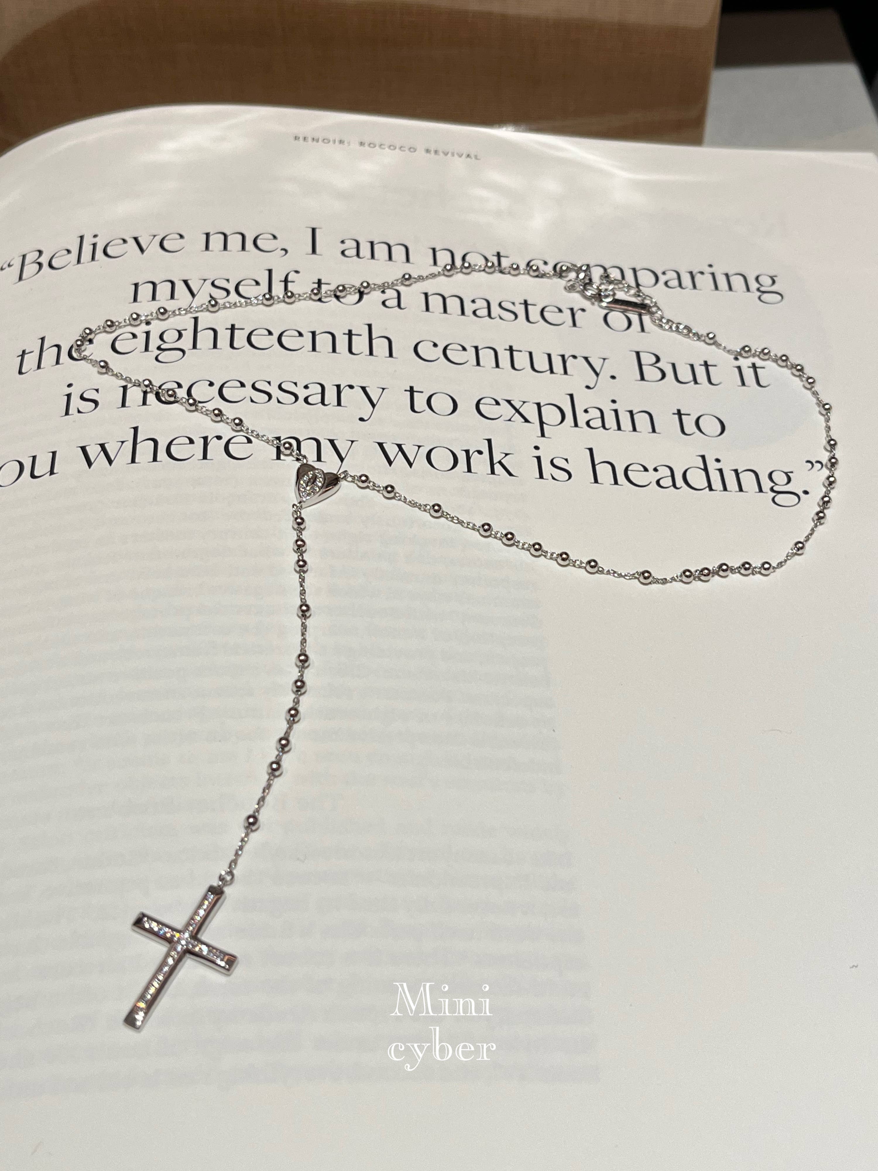 MINICYBER STUDIO - Wholesale Pendant/Charm Necklace - Love Cross Chain Necklace1