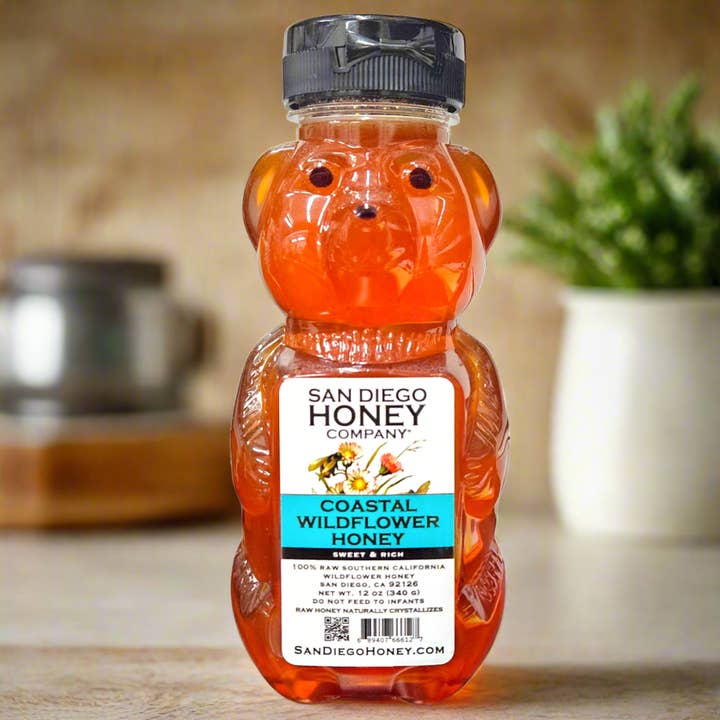 Miel de Fleurs Sauvages Côtières pour la vente par San Diego Honey Company