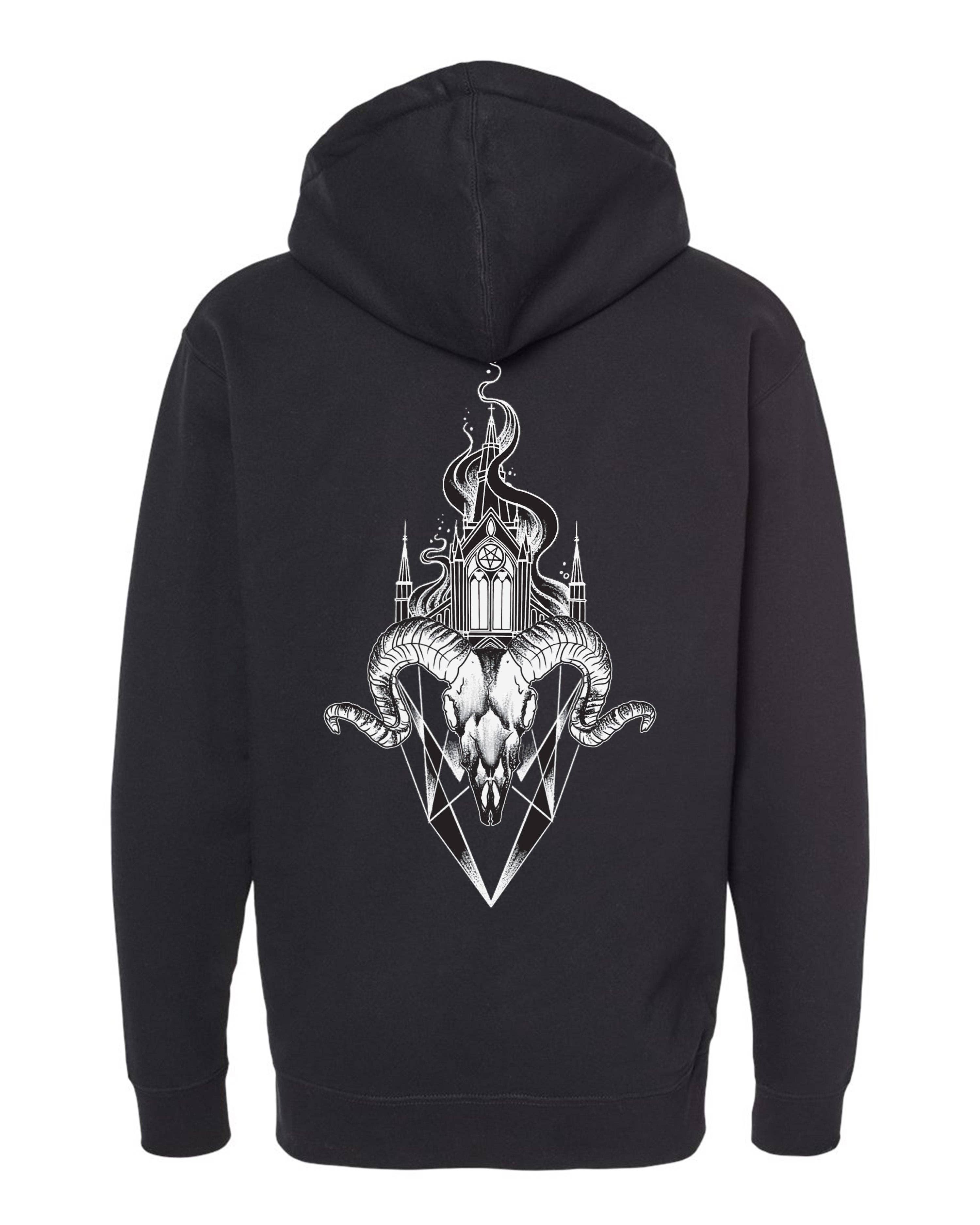 Fingers Duke - Wholesale Hoodie - Unisex - Black Presbytery · Zip Up Hoodie1