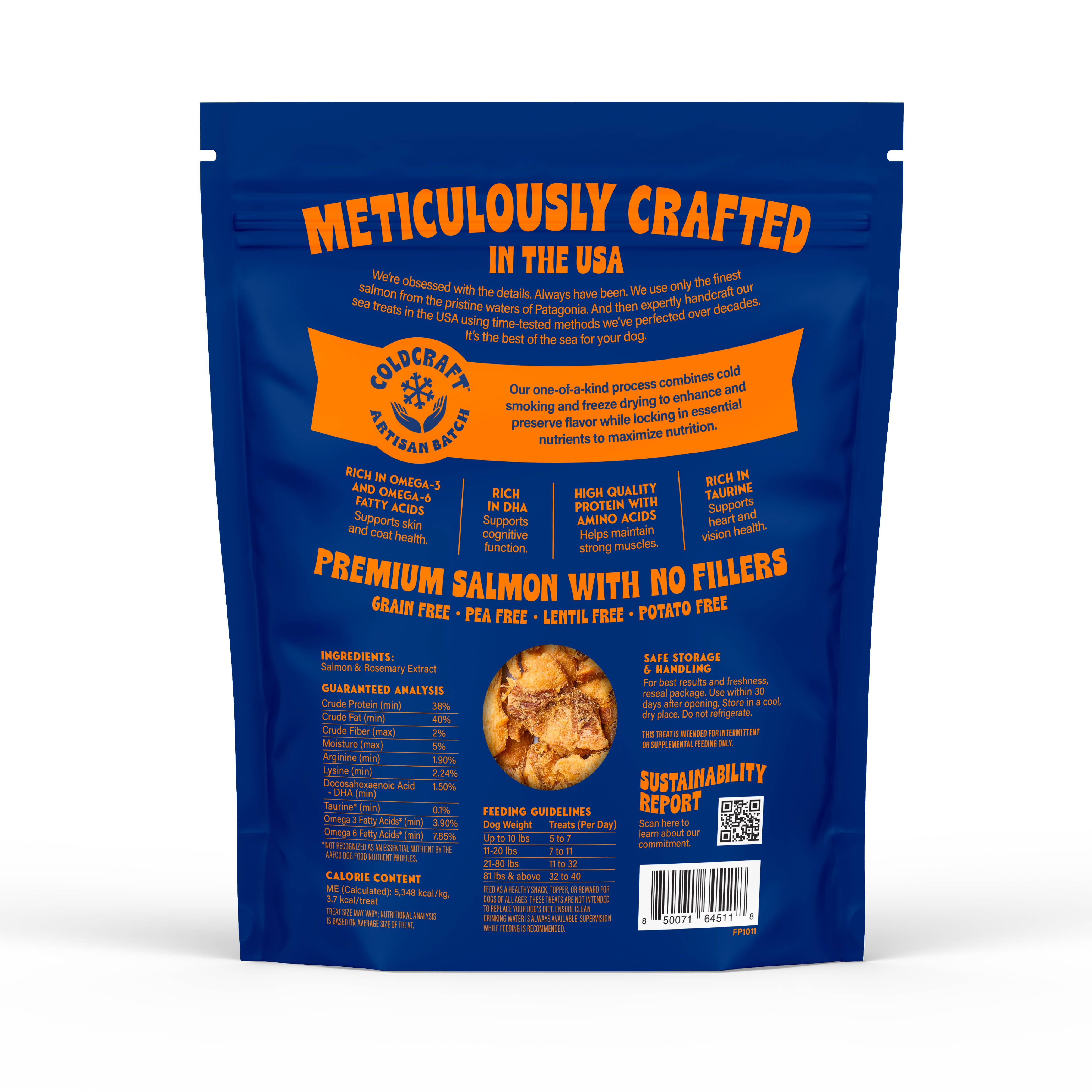 Finfare Pet Foods - Wholesale Pet Treats - Dog - Freeze-Dried Salmon Nuggets for Dogs, 9oz1