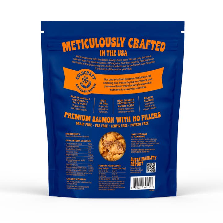 Finfare Pet Foods - Wholesale Pet Treats - Dog - Freeze-Dried Salmon Nuggets for Dogs, 9oz1