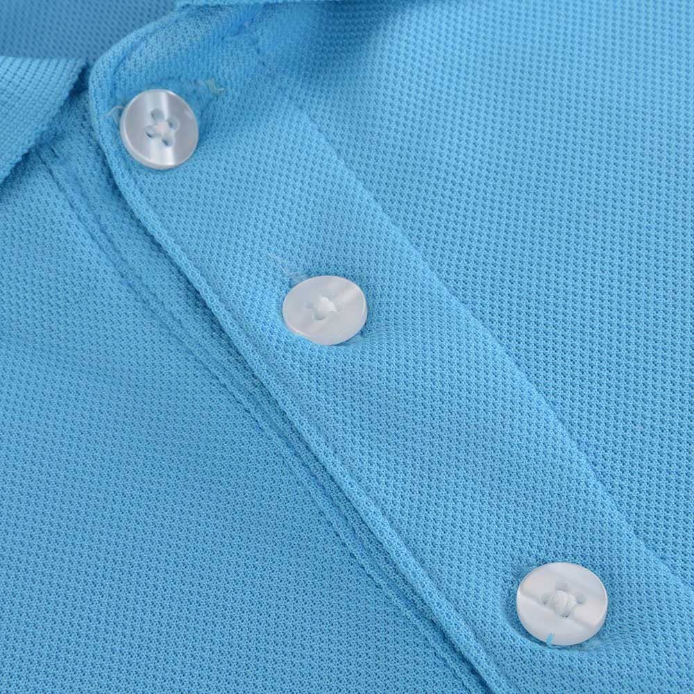 Qing Dao Lai Si Ma Te Fang Zhi You Xian Gong Si - Vente Polo – homme - Polo de golf homme uni respirant1