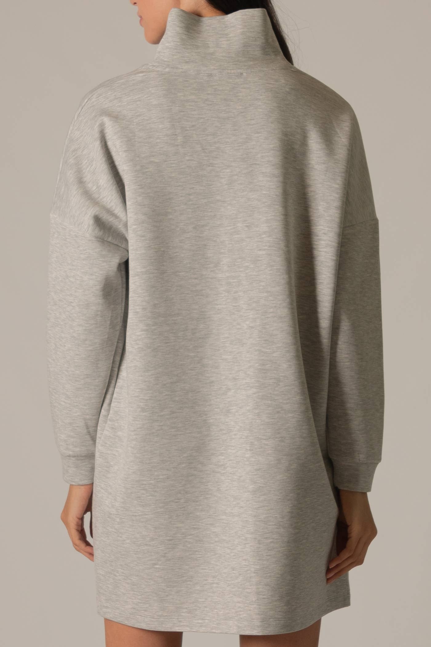 P. CILL - Vendita all'ingrosso Vestito - Donna - Abito con collo ad anello in modal color burro P. CILL15