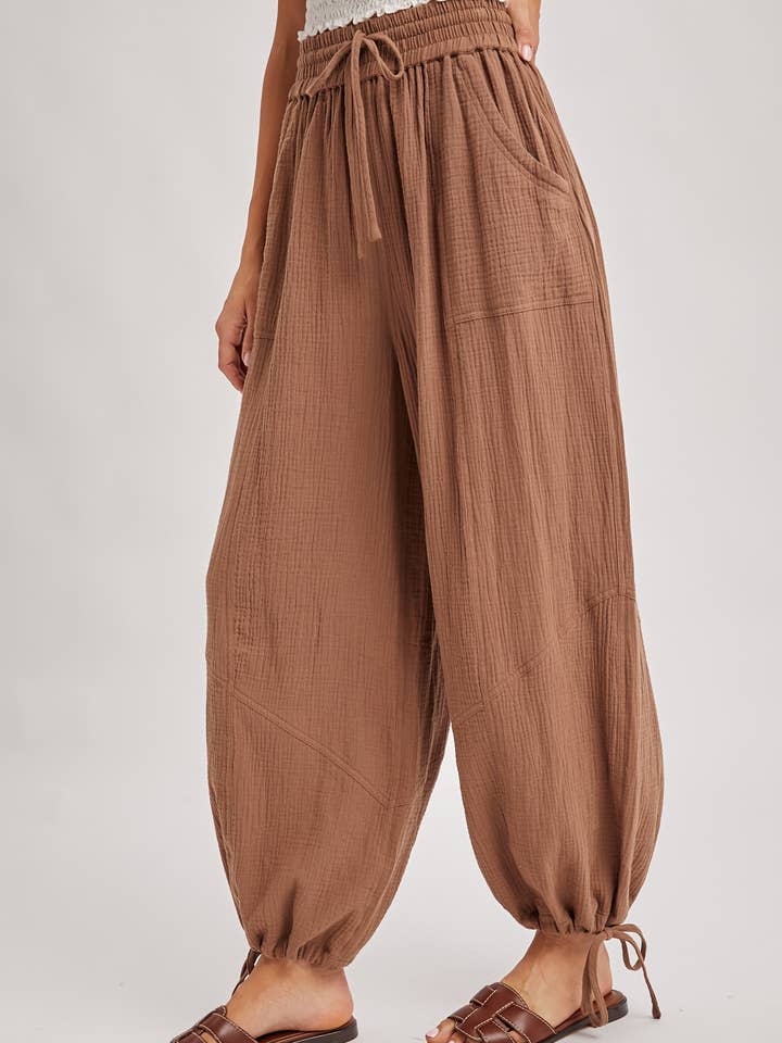 Bluivy - Wholesale Pants - Women's - JOGGER HAREM DRAWSTRING PANTS11