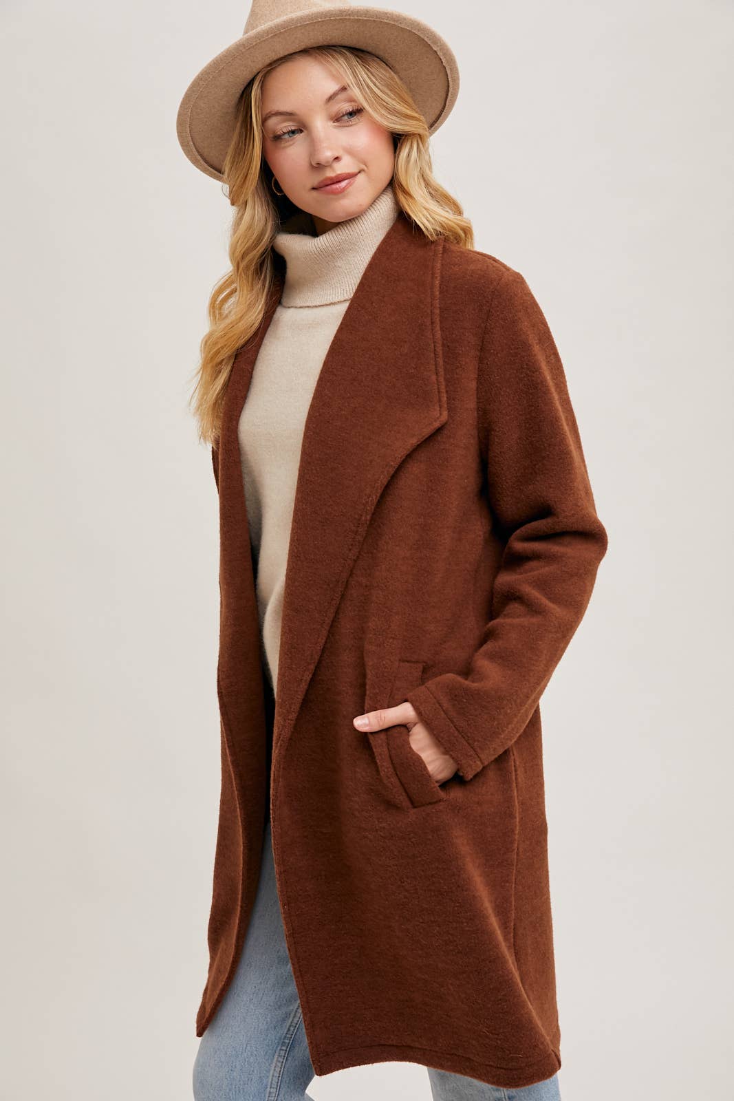 Bluivy - Wholesale Coat - Women's - OPEN FRONT KNIT COAT JACKET7