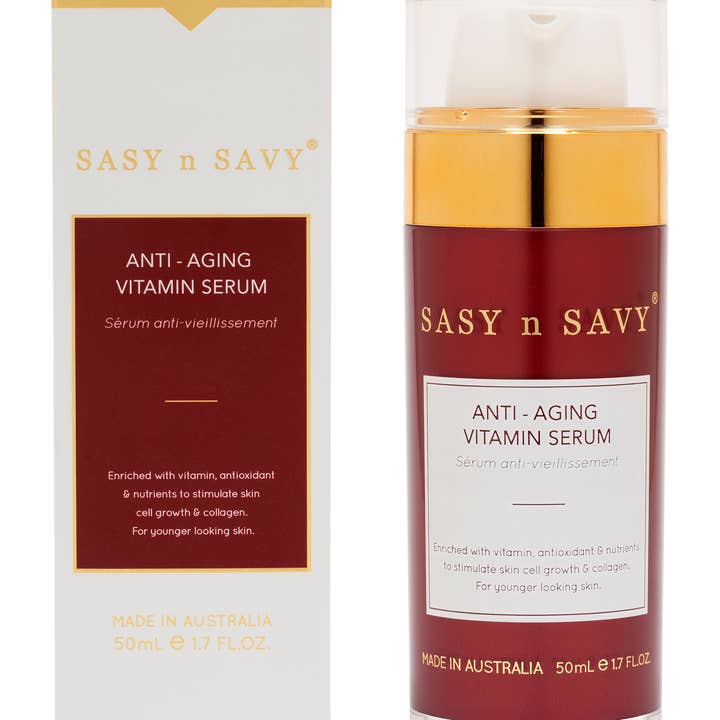 Anti - Aging Vitamin Serum - 50ml for wholesale by Sasy n Savy Pty Ltd