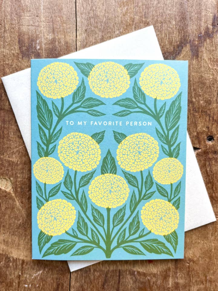 "To My Favorite Person," Greeting Card for wholesale by Katharine Watson