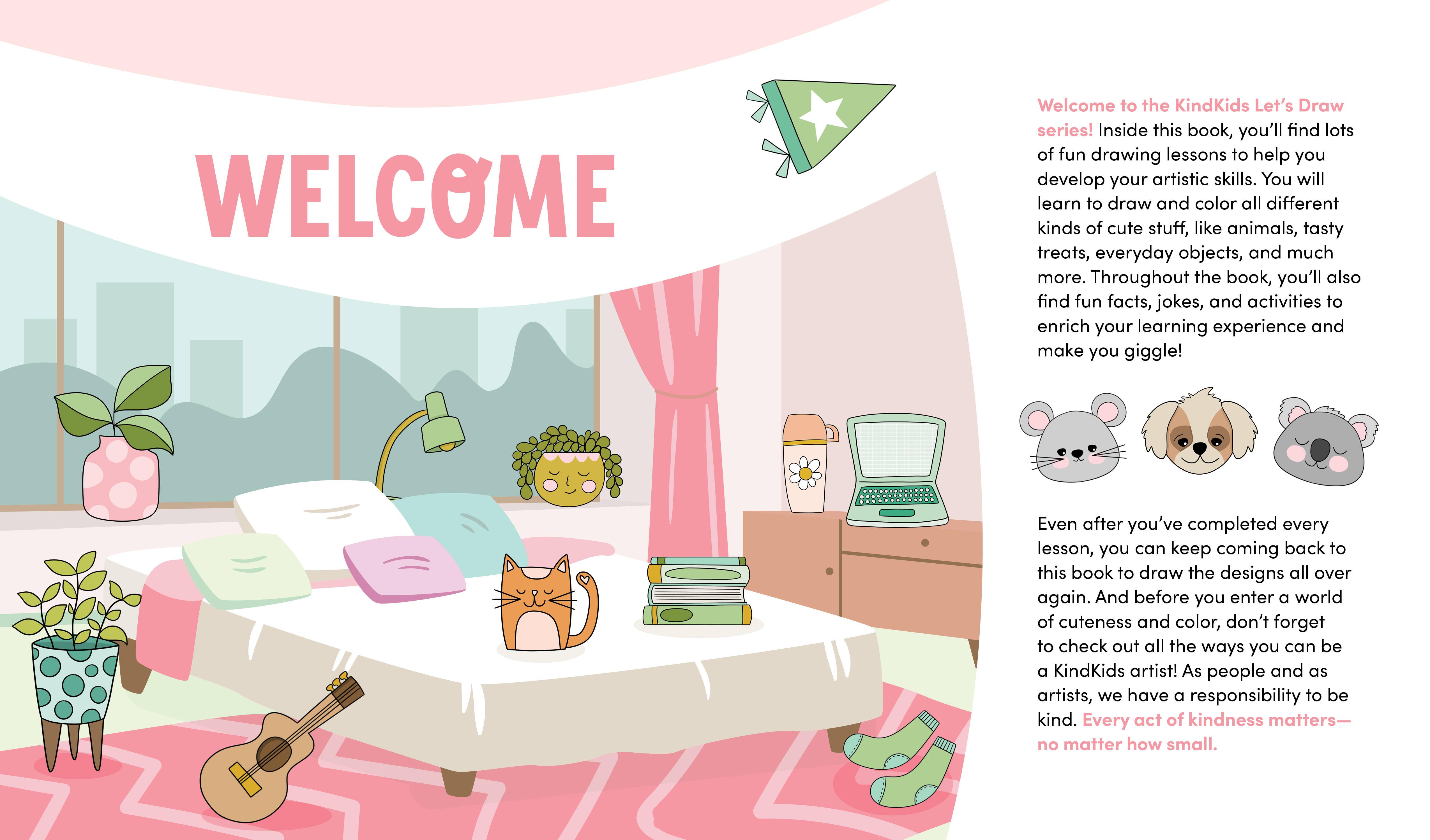 Better Day Books - Wholesale Crafts, Hobbies & DIY - KindKids Let's Draw Cute Stuff: 100 Simple Drawing Lessons1