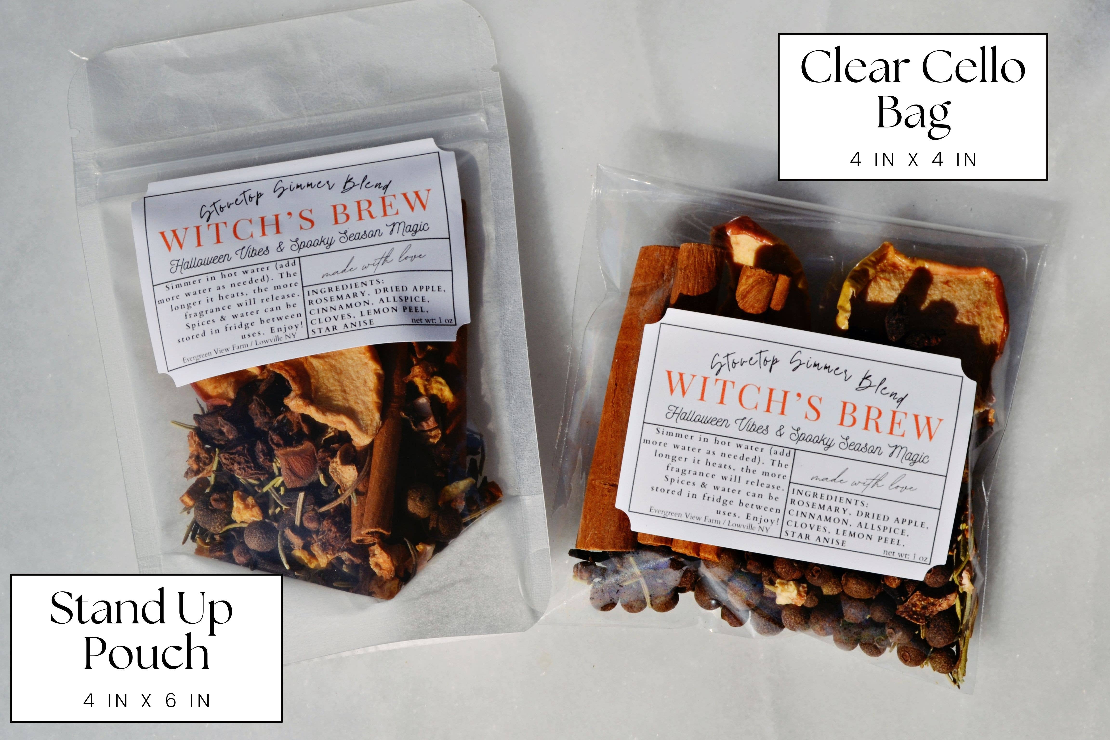 Evergreen View Farm - Wholesale Potpourri - Witch's Brew Autumn Fall Halloween Simmer Stovetop Spices2