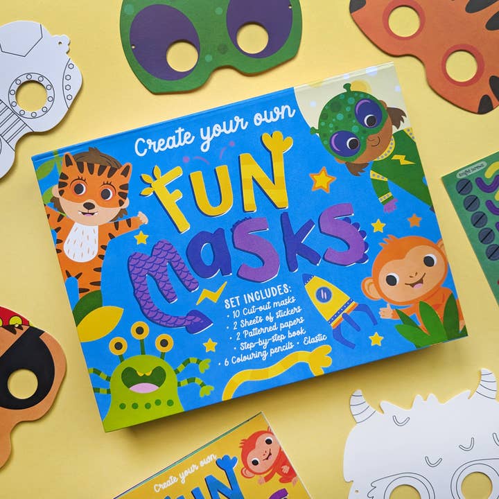 Create Your Own Fun Masks – Children’s Craft Set for wholesale by Robert Frederick Ltd