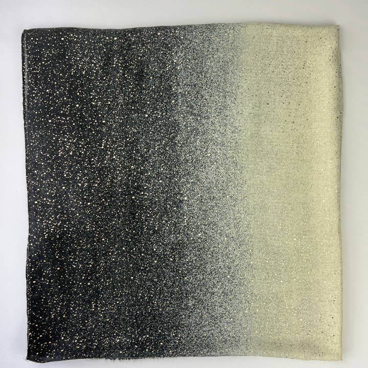 L'Emotion - Wholesale Scarf - Women's - Scarf with Silver Sequin Gradient Patterns4