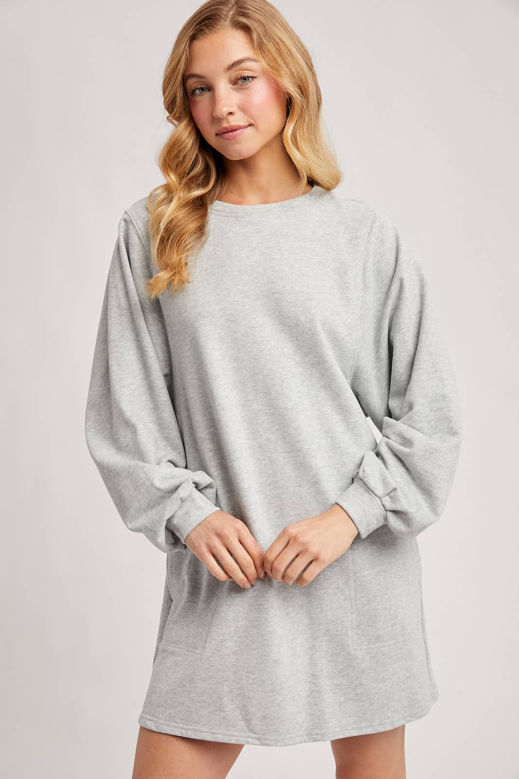 Bluivy - Vente Robe – femme - Robe mini en french terry1