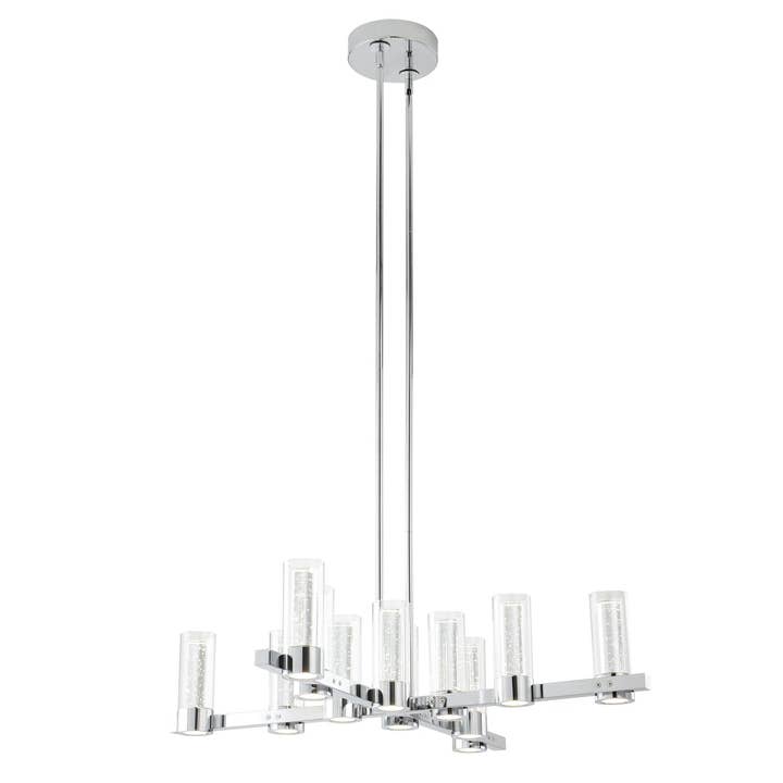 Lustre Victory 12 Lumières // Chrome pour la vente par Finesse Decor