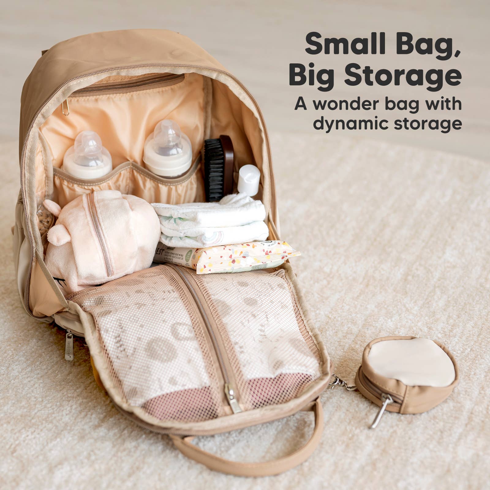 Latte Play Diaper Bag Backpack, Baby Bag with Changing Pad for wholesale on Faire1