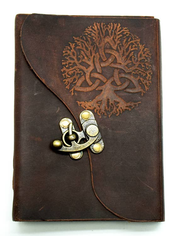 Soft Leather Tree of Life Journal 5 x 7 for wholesale by Fantasy Gifts