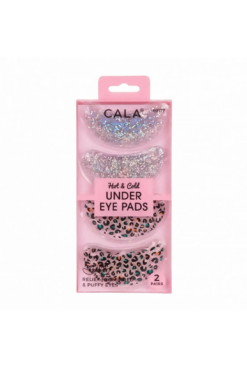CALA 69177 Hot & Cold Eye Pads Glitter ANIMAL - 6pc