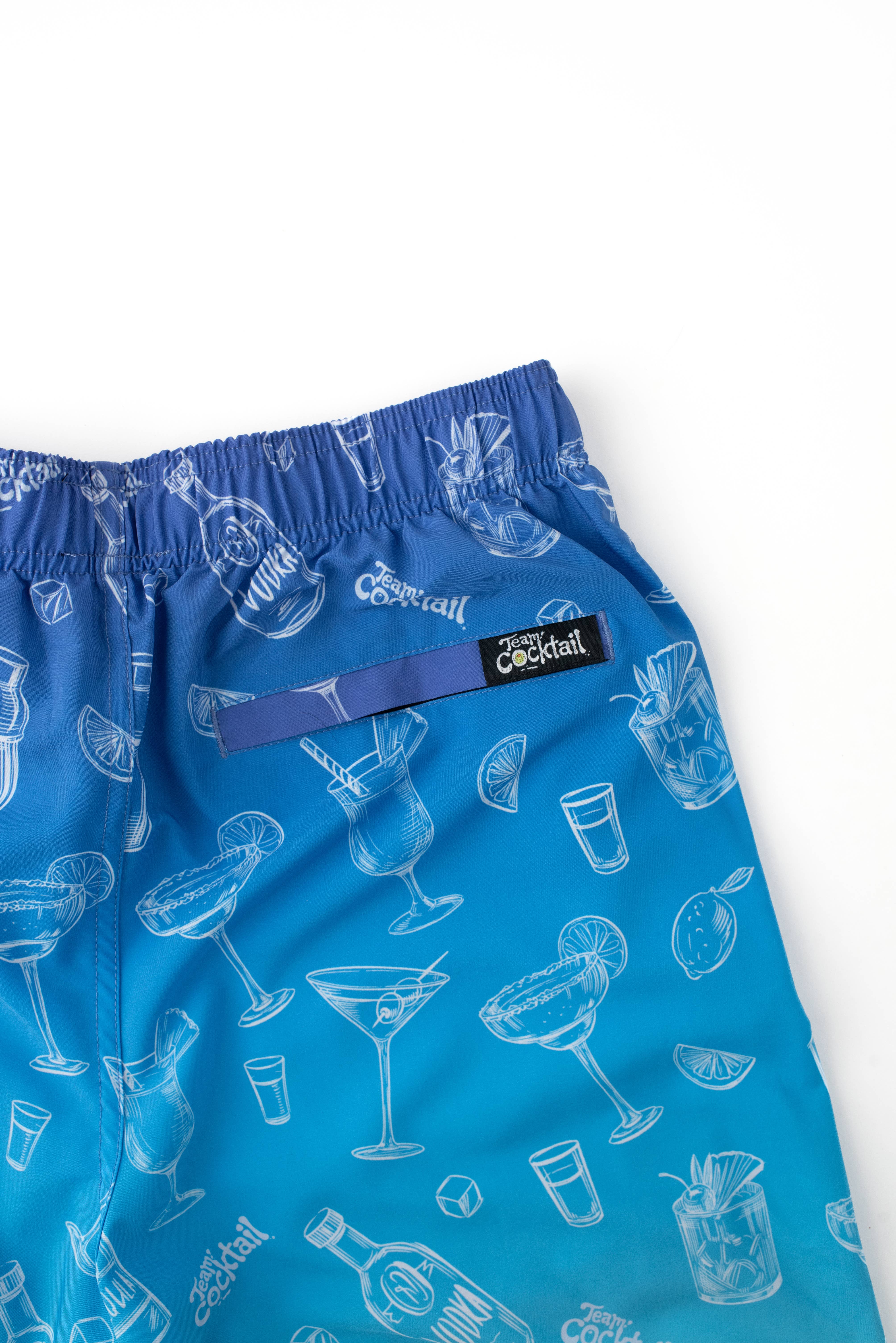 Team Cocktail - Wholesale Swim Shorts - Men's - Ombre Cocktails Hybrid Swim Shorts5