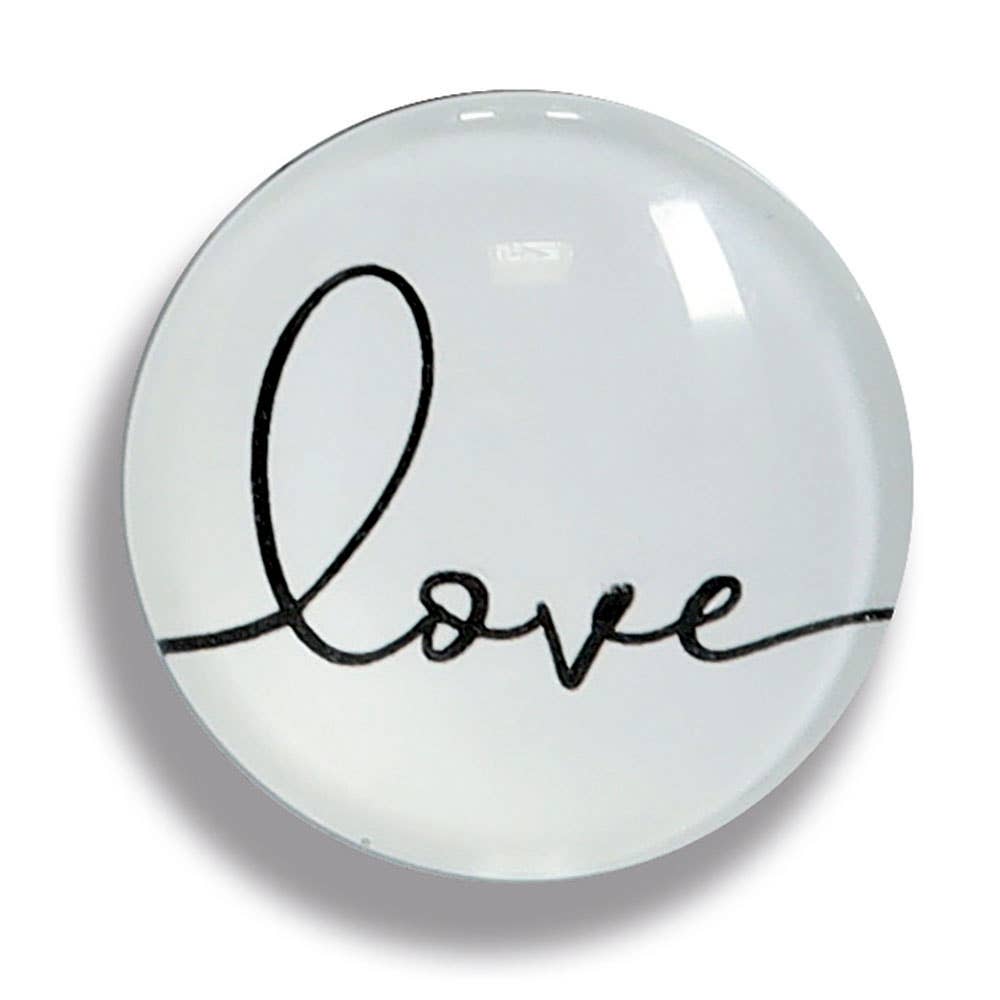 negro/blanco Juego de imanes "Frases", 4 piezas, plástico/vidrio de venta al por mayor en Faire4