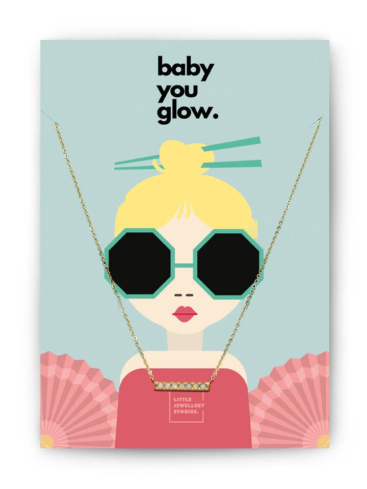 Collar GLOW | Joyas de acero inoxidable, oro y plata para venta al por mayor de LITTLE JEWELLERY STORIES