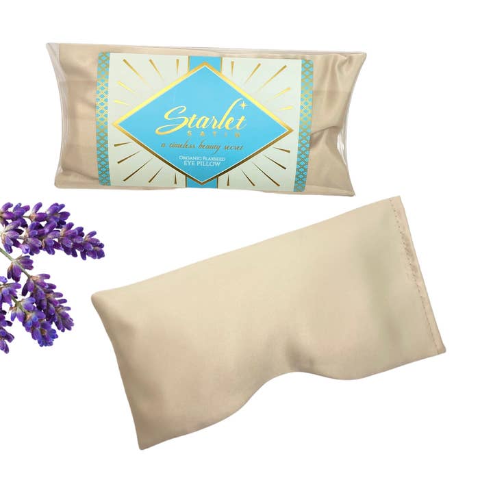 Coussin pour les yeux d'aromathérapie Lavande - In The Buff pour la vente par Starlet Satin