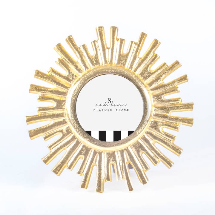 8 Oak Lane - Wholesale Picture Frame - Gold Starburst 4x6 Picture Frame