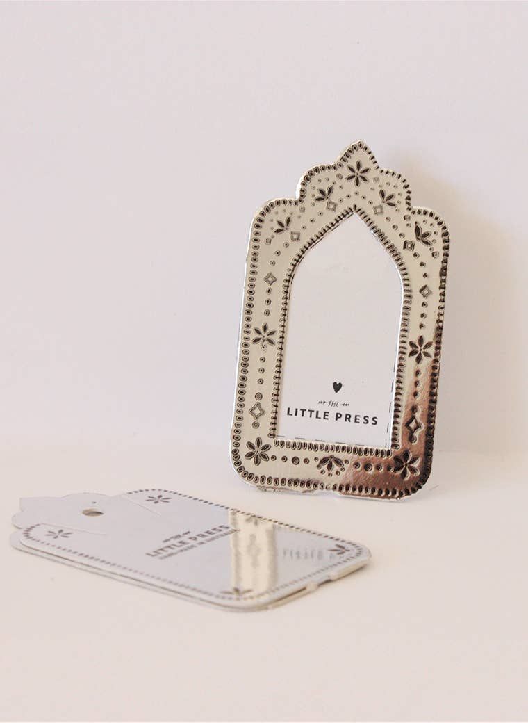 THE LITTLE PRESS - Wholesale Picture Frame - Mini Arch Frame - silver3