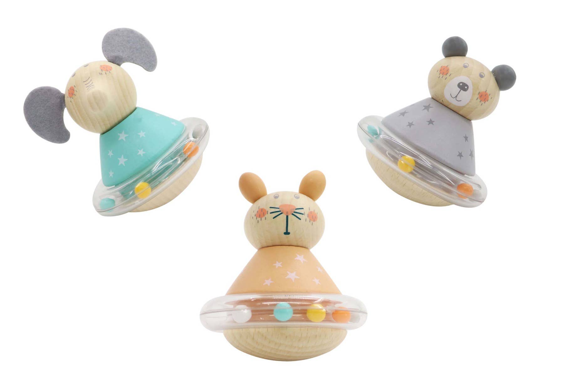 ToysLink - Wholesale Wood Toy - Kids - Wooden Roly-Poly Animals