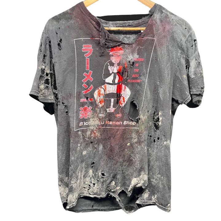 Ichiraku Ramen Anime Zombie T-Shirt for wholesale by TaylorMade Costume Design
