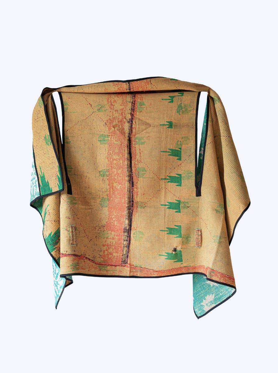 Fifth Origins – wholesale Cape - Dam – kantha vintage cape - morgon skönhet7
