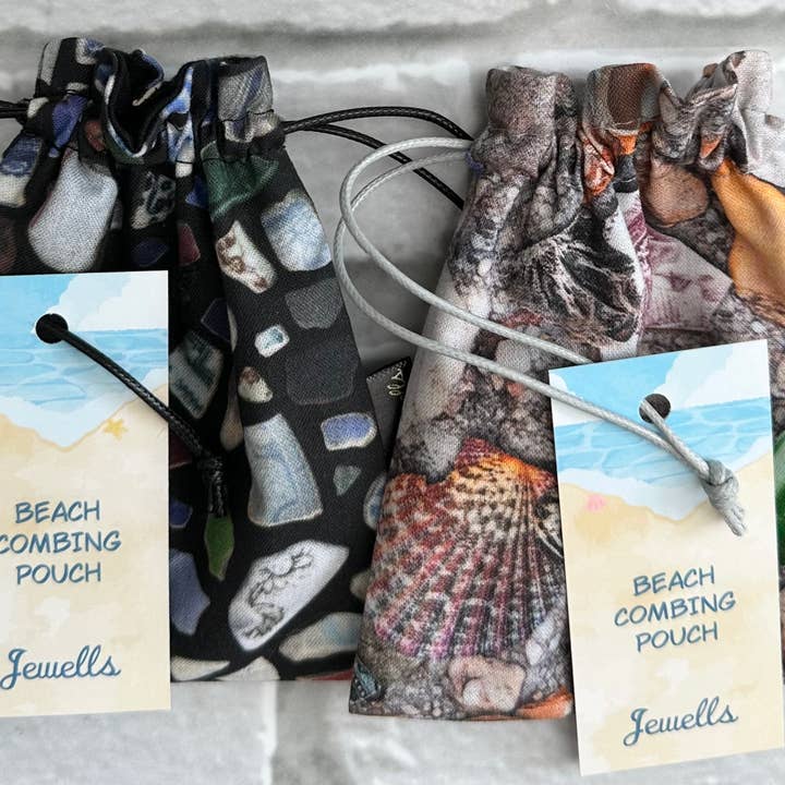 Sac de collecte de plage en tissu Beach Combing 2 modèles pour la vente par Jewells