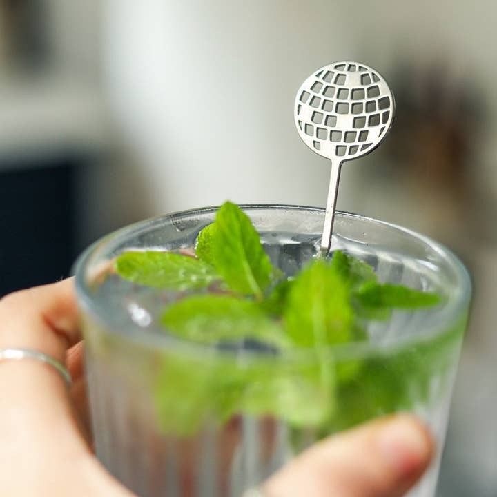 Pivot - Wholesale Drink Stirrer - Disco Ball Cocktail Stirrers - Set of 42