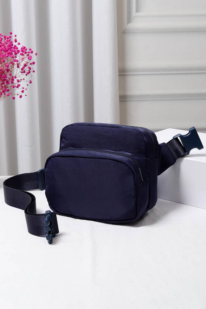Hana – wholesale Midjeväska - Dam – Solid Dubbel dragkedja Fanny Pack11