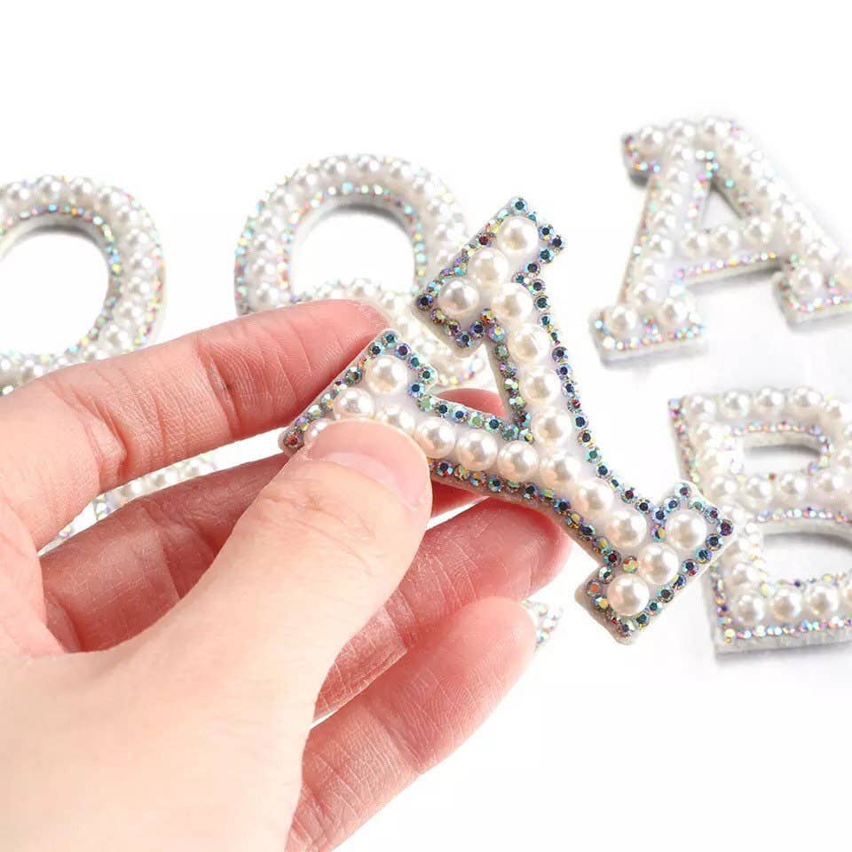 Raphael wonders - Wholesale Patch - Pearl Beads & Rhinestone Embroidery Sew-On Patch3