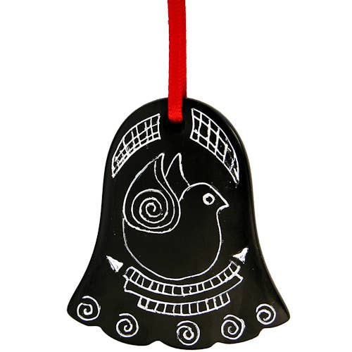Coal Bell Ornament for wholesale by One World Projects