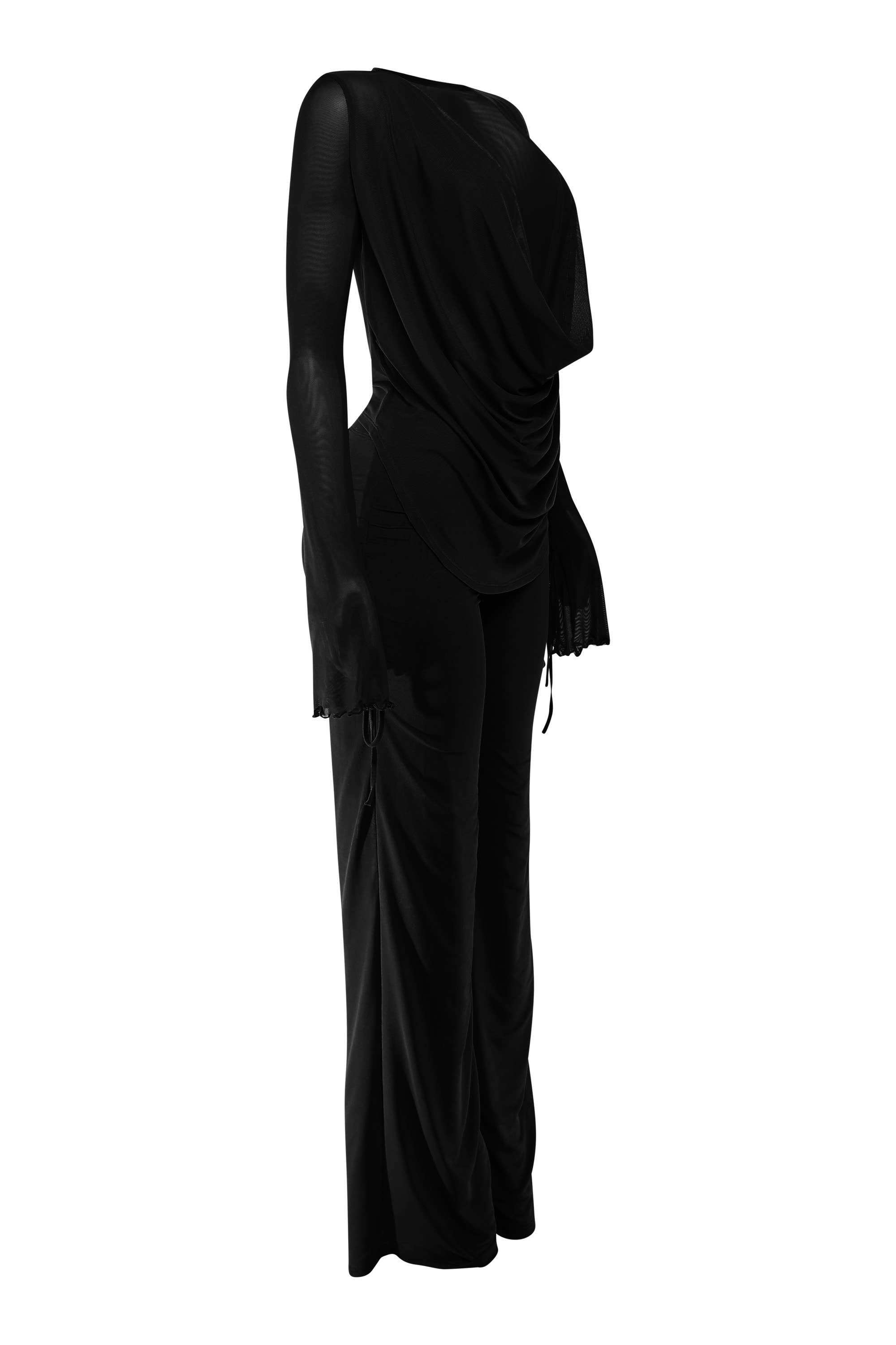 K Too - Wholesale Set met top en broek (GEEN Loungewear) - Dames - Top met coltrui en lange mouwen & set met wijde broekspijpen11