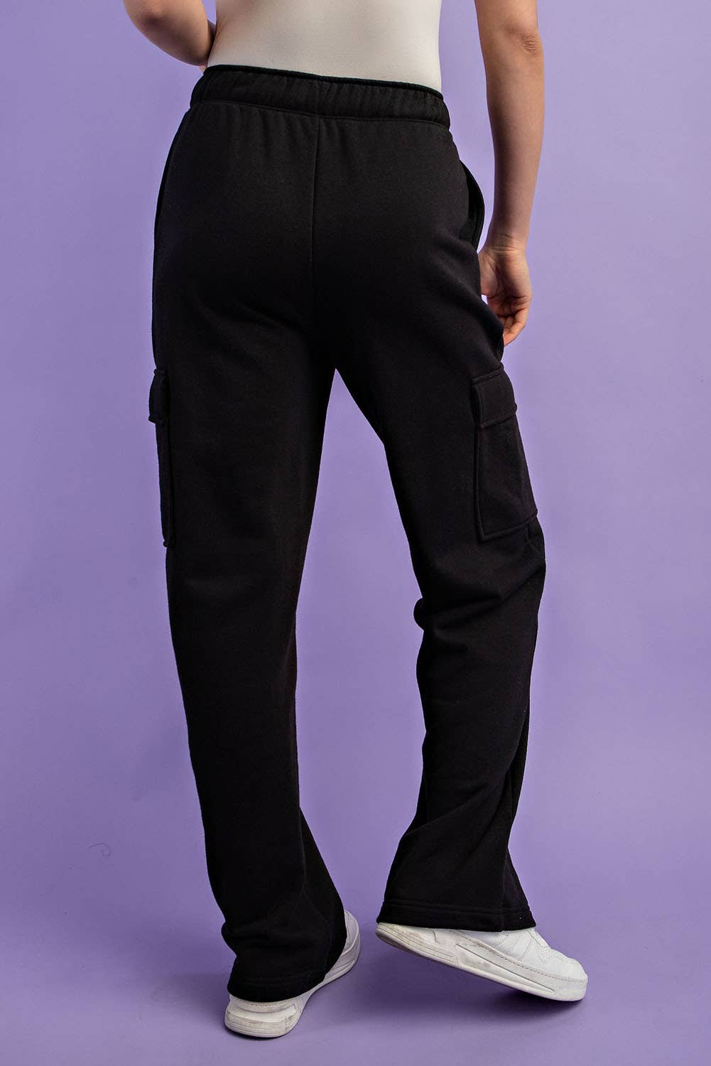 Rae Mode - Wholesale Pants - Women's - FRENCH TERRY STRAIGHT CARGO SWEATPANT10