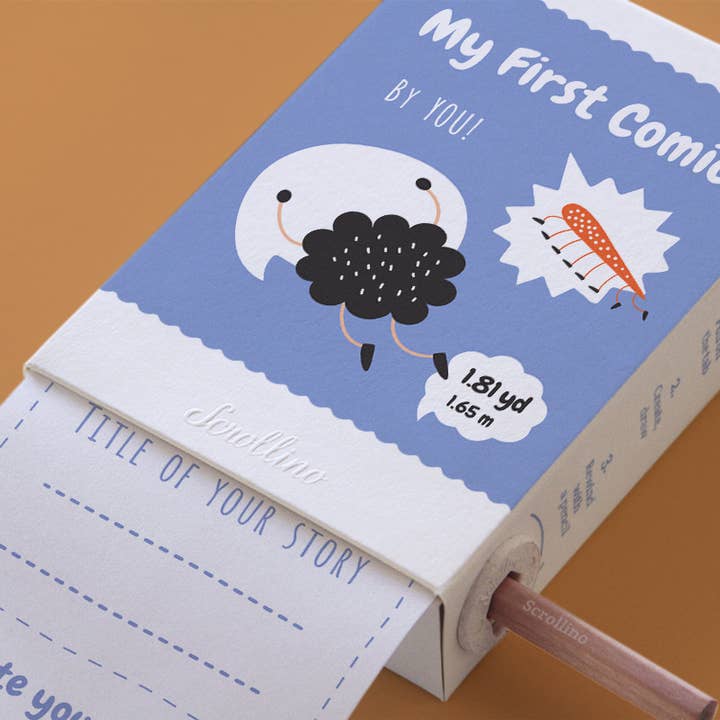 Scrollino – wholesale Målarbok - Barn och baby – Rolig aktivitetsbok för barn - Scrollino My First Comic2