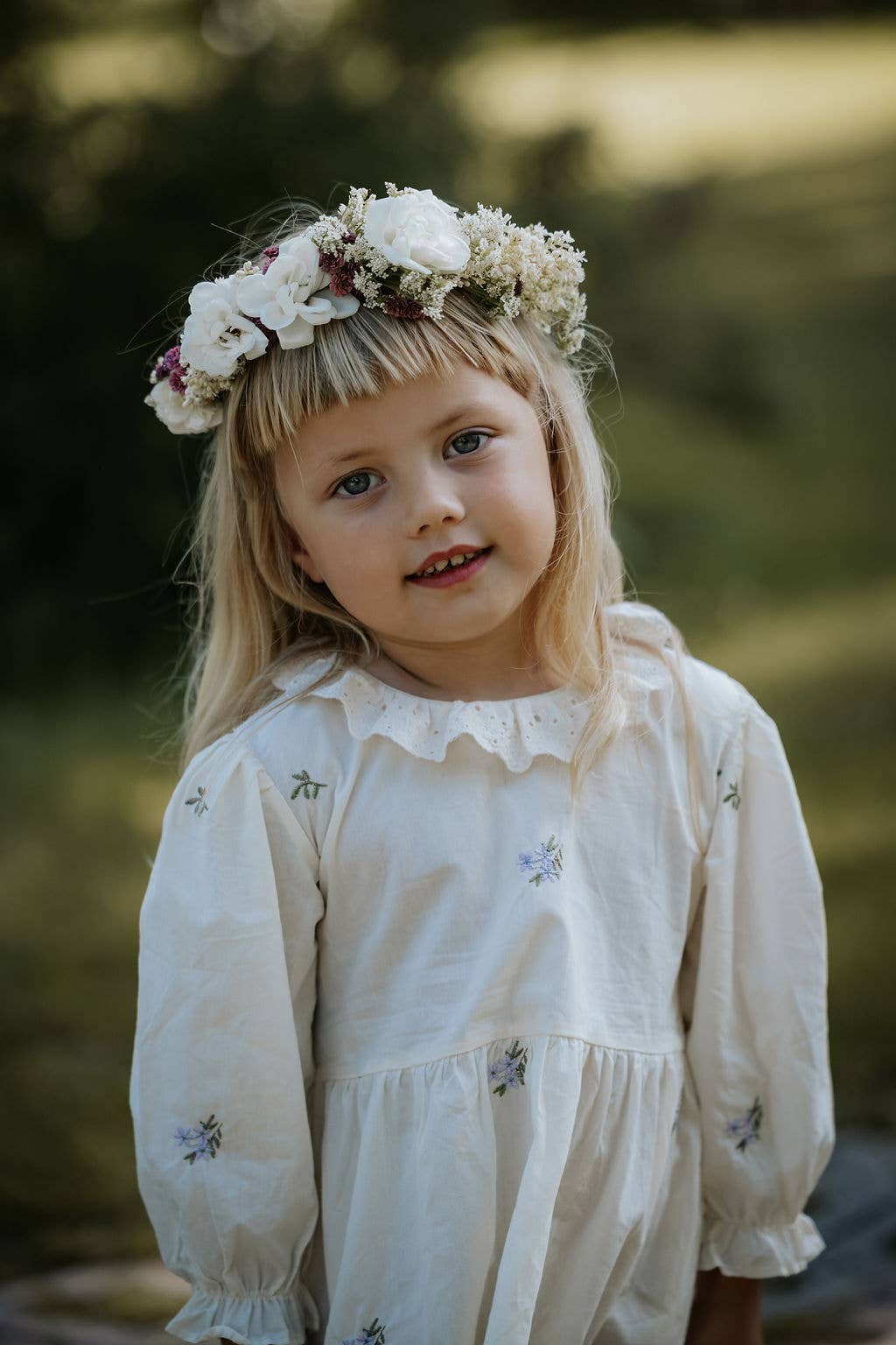 Annie & Charles – wholesale Dress – Baby – Annie&Charles® Baby Bloomer/dress with collar SPRING FLOWERS10