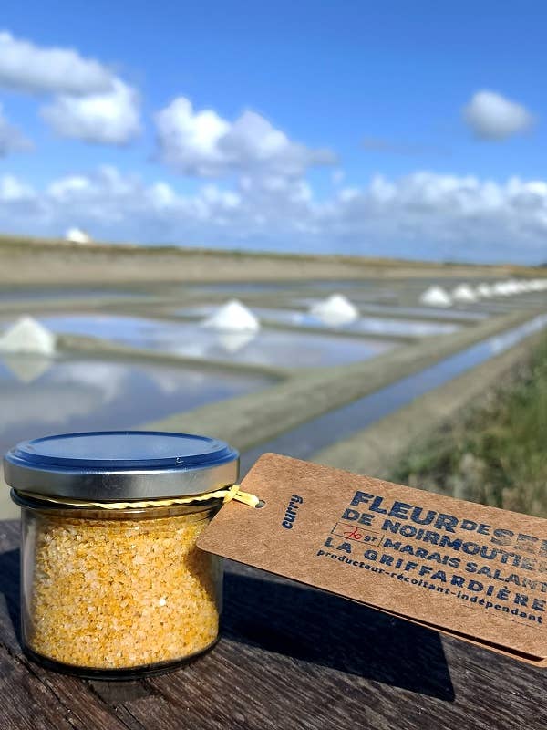 Fleur de Sel Curry 70GR pour la vente par Marais Salants la Griffardière