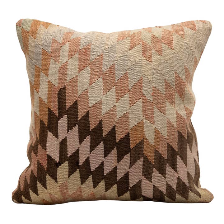 Housse de coussin kilim turc artisanal 50 cm x 50 cm pour la vente par Rugtolia