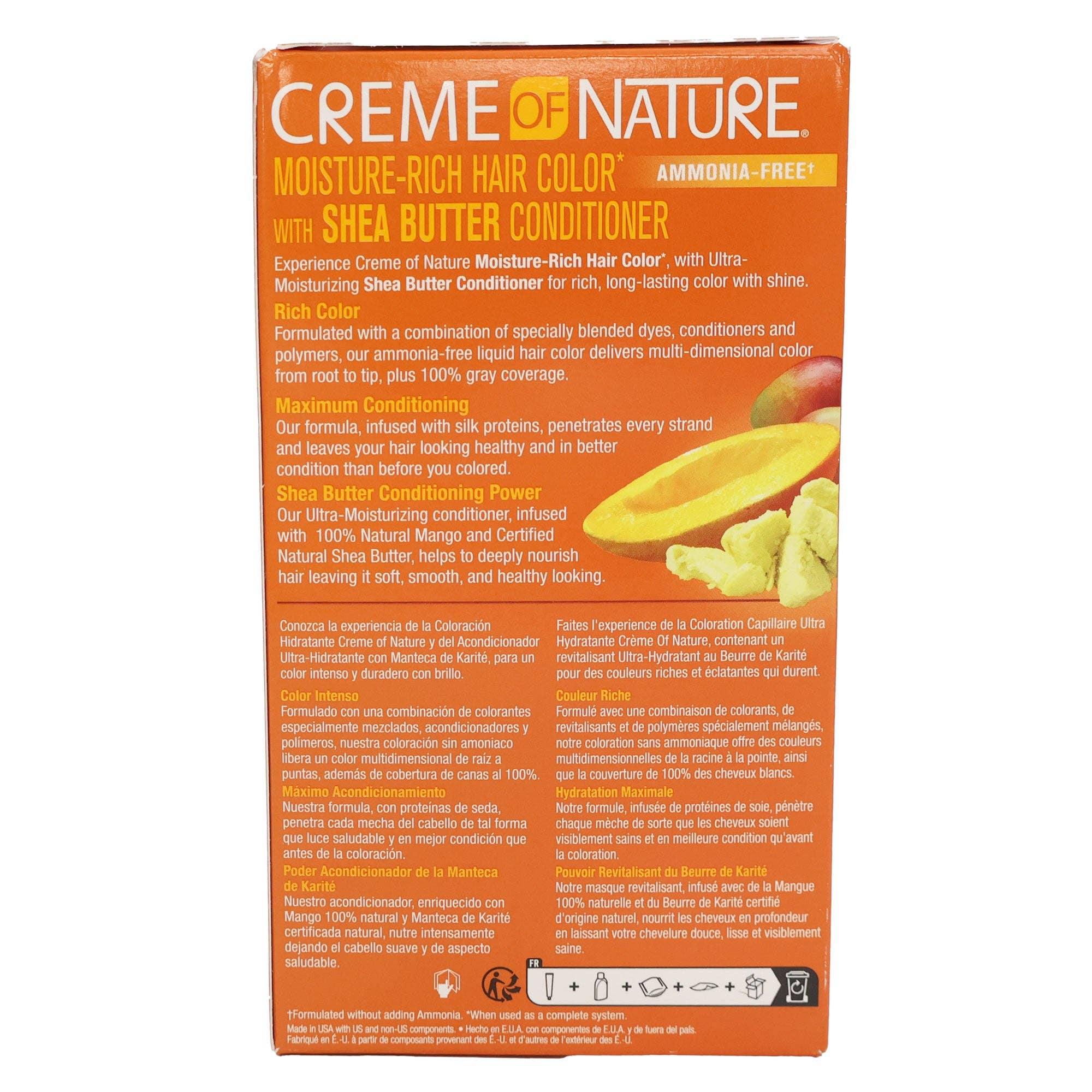 KT Supply – wholesale Hair dye – Creme Of Nature Liquid Hair Color Kit Light Golden Blonde2