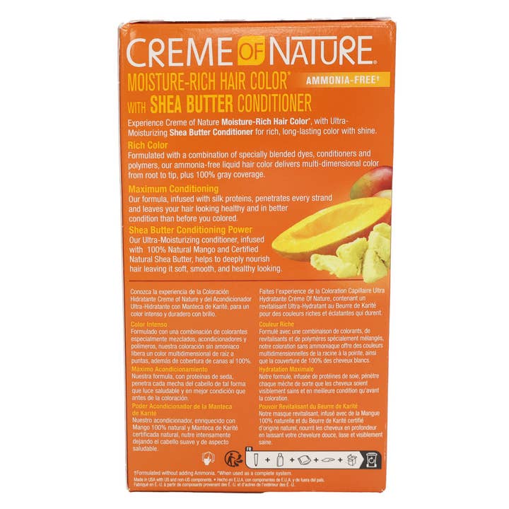 KT Supply – wholesale Hair dye – Creme Of Nature Liquid Hair Color Kit Light Golden Blonde2