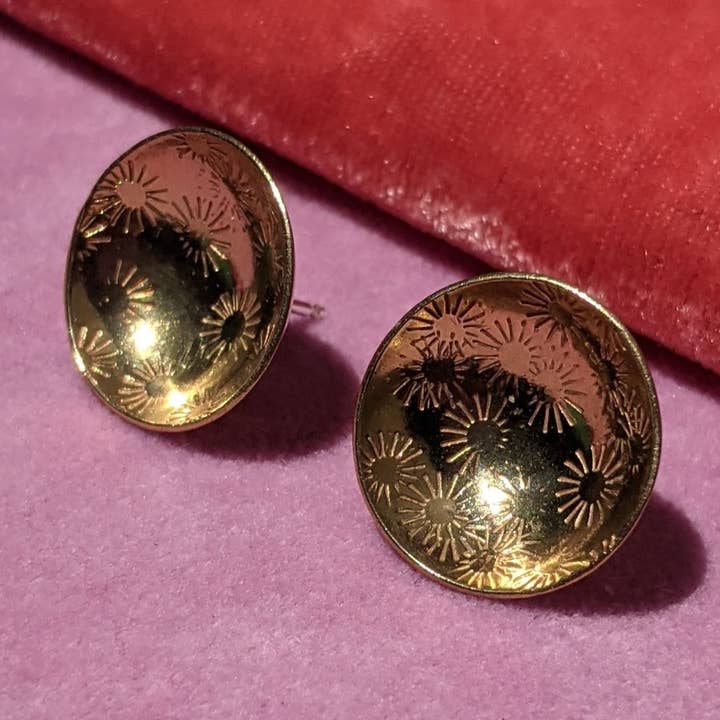 floral cup posts for wholesale by becca compton jewels