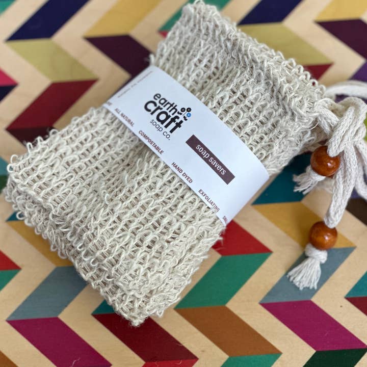 Earthcraft Home Co - Vente Pochette à savon - Sachets Écologiques pour Savon (Lot de 5)2