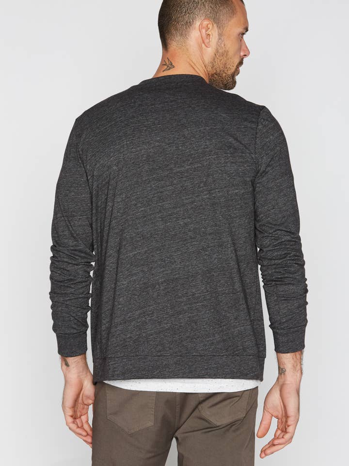 Mika Jaymes - Wholesale Cardigan - Men's - Men's Tri-Blend Cardigan Sweater15